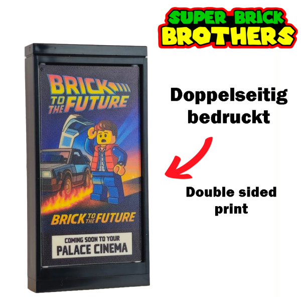 Brick to the future Plakat